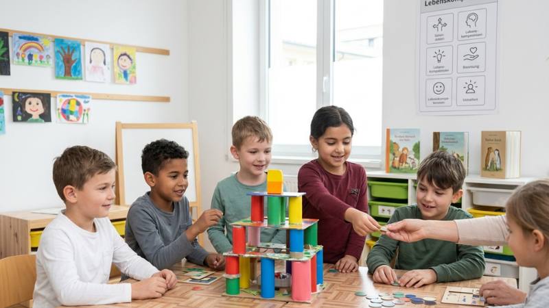 Gemeinsam stark werden Illustration