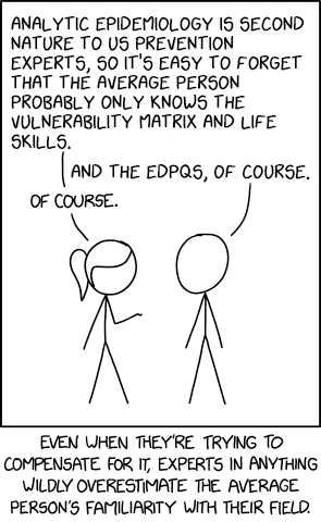 Prevention comic in XKCD style